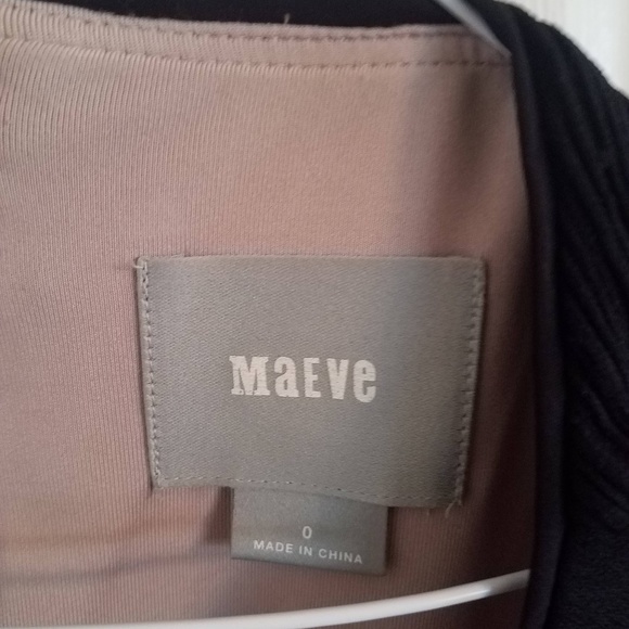 Maeve Black & Beige Pencil Dress - Picture 3 of 8